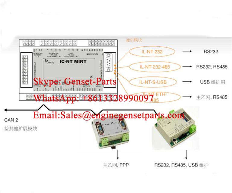 Comapil InteliCompact IC-NT MINT Controller ComAp InteliCompact IC-NT MINT Generator Set Controller