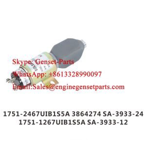 1751-1267UIB1S5A SA-3933-12 12V 1751-2467UIB1S5A SA-3933-24 3864274 ME441329 24V Kütus Shut Down Seiskamismagneti